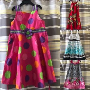 4 piece girls dresses size 6